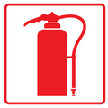 190 x 190mm Extinguisher Sign (ABS)